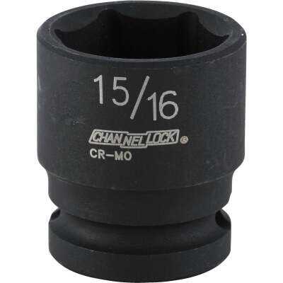 Channellock 1/2 In. Drive 15/16 In. 6-Point Shallow Standard Impact Socket